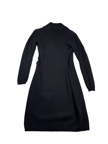 Ralph Lauren Sweater Dress Wrap style Cotton side Buckle Cozy Chic XS - Picture 9 of 12