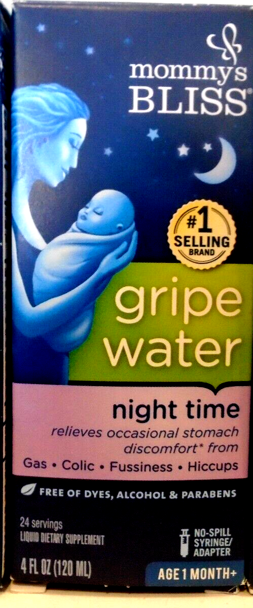 Mommy's Bliss Gripe Water Night Time 4oz 725873860970|