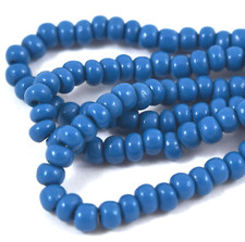 Czech Glass Seed Beads Size 6/0 " SLATE BLUE " Strands