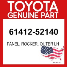 Toyota Genuine 61412-52140 Panel Rocker Outer LH OEM 6141252140