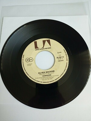 Hawkwind Silver Machine 7'' Vinyl Single United Artists 35381 1972