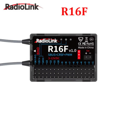 Radiolink R16F RC Receiver 16Ch 2,4 g Gyro -Autospannungstelemetrie