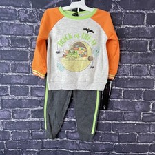 Star Wars 3T The Mandalorian Baby Yoda "Trick or Treat" Halloween 2 Piece Outfit