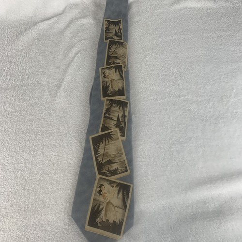 Tommy Bahama Vintage Krawatte Seide Made In USA Hawaii Print Retro Beachy - Bild 3 von 11