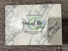 6 Pack Mineral Me Shower Steamers Bombs w/ Organic Essential Oils Spa Stress