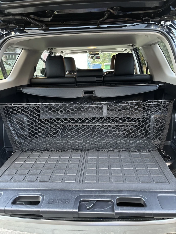 Rede de carga de malha estilo envelope porta-malas traseiro para Toyota 4Runner 2003-2024 nova em folha - Imagem 3 de 4