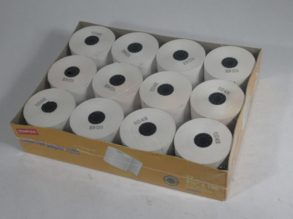 Staples 565431 Thermal Paper Roll 2-1/4