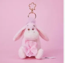 Authentic Disney  Store Eeyore Plush Keychain SAKURA 2025 Disneyland