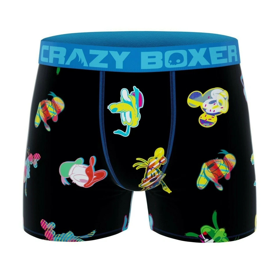 Calzoncillos boxer Crazy para hombre XL Disney Mickey Mouse Disney Pluto 3 pares regalo Foto 3 de 4