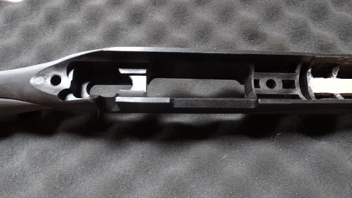 REMINGTON OEM 700 SHORT ACTION HEAVY BULL BAREL BLACK POLYMER RIFLE STOCK bdl - Picture 7 of 8