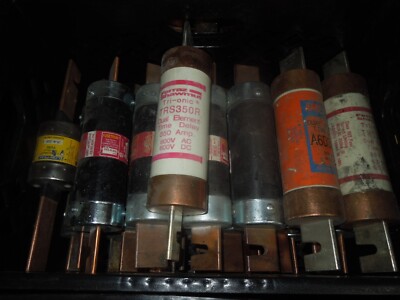 350A 600V Class R Fuse Dual Element Time Delay Various Brands Used | eBay