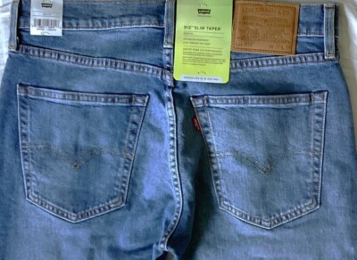 Levi's PREMIUM LOT 512 SLIM TAPER 1155 DADA Blue 32x34 FLEX STRETCH NEW $90