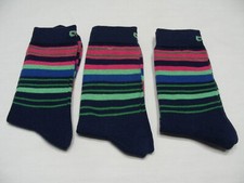 PAIR OF THIEVES 3 Pairs Striped KIDS Small 9-12 Years Shoe Size 4C-10C Socks 