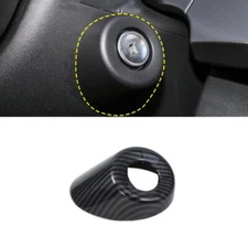 Carbon Fiber One-Button Start Switch Cover Trim For Chevrolet Trax 2023 2024 25