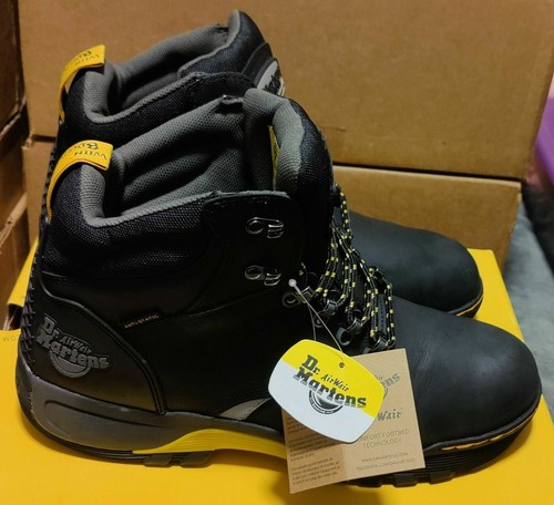 Tie Steel Toe Boot Black 