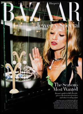 Kate Moss 1-page clipping 2003 Jewelry Special