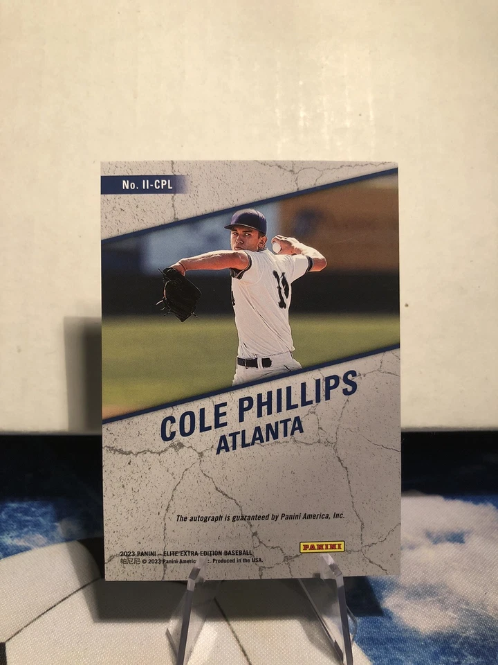2023 Panini Elite Extra Edition Impact Impressions Cole Phillips #II-CPL Auto - Image 2 of 2