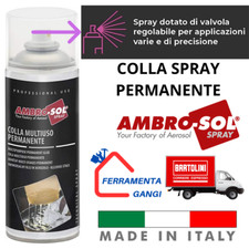 Colla Spray Multiuso per Cielo Auto-Tessuti-Gomma-Legno-Pannelli Fonoassorbenti