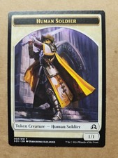 MTG Magic Token Human Soldier #2 Shadows over Innistrad BULK DISCOUNT MUSTBUY 2+