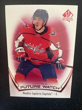 21-22 SP Authentic Hockey Red Limited 160 Future Watch 160 Hendrix Lapierre