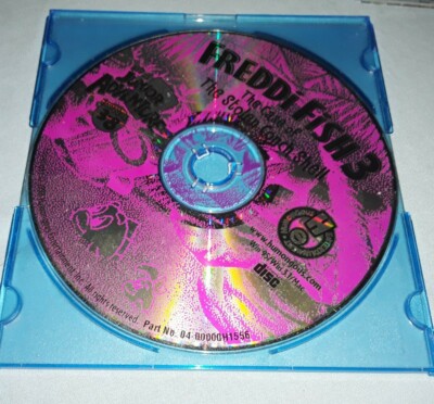 FREDDI FISH 3: Case of Stolen Conch Shell-PC Game-CD-ROM 1998-WIN 95 DISC ONLY