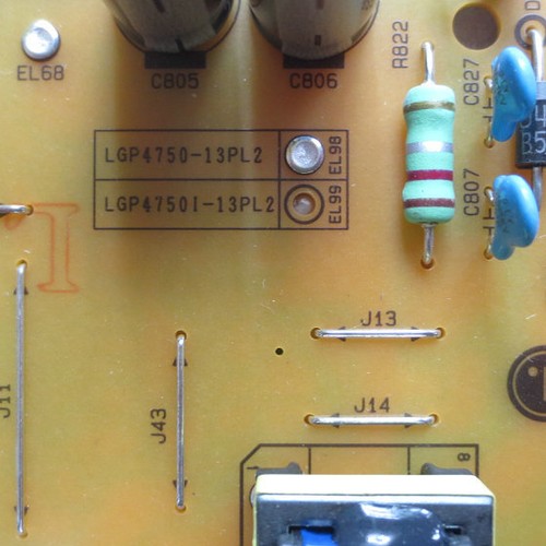 LG 47LN5454 50LA6210 47LN6150 power supply board EAX64905501 LGP4750-13PL2 - Picture 3 of 3