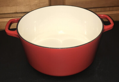 Cuisinart Dutch Oven Roaster Enameled Cast Iron Red QT C1650-25