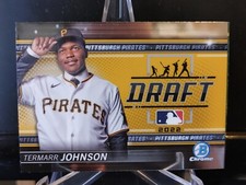 Termarr Johnson 2022 Bowman Draft Chrome Draft Night insert #BDN-2 - Pittsburgh