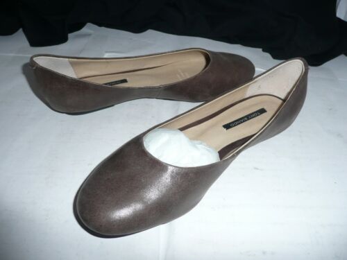 TONY BIANCO LADIES BROWN LEATHER FLAT SHOES SIZE 5 - Picture 1 of 1