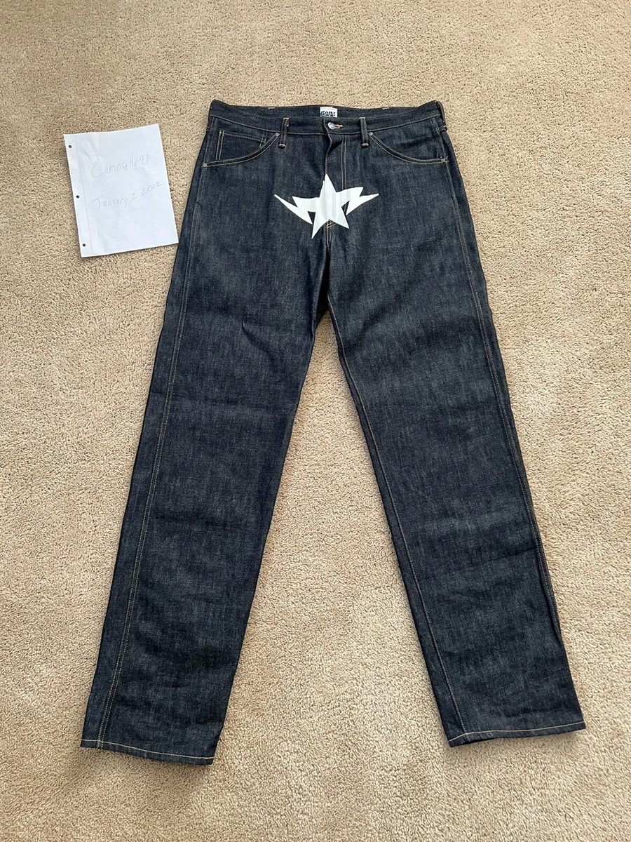 BAPE BAPESTA DENIM JEANS A BATHING APE OG BAPE NIGO ERA RARE