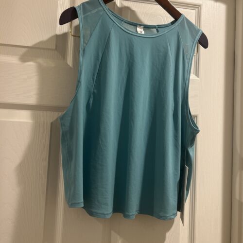 NWT Lululemon Sculpt Cropped Tank Top Tidal Teal Size : 10 - Picture 1 of 6