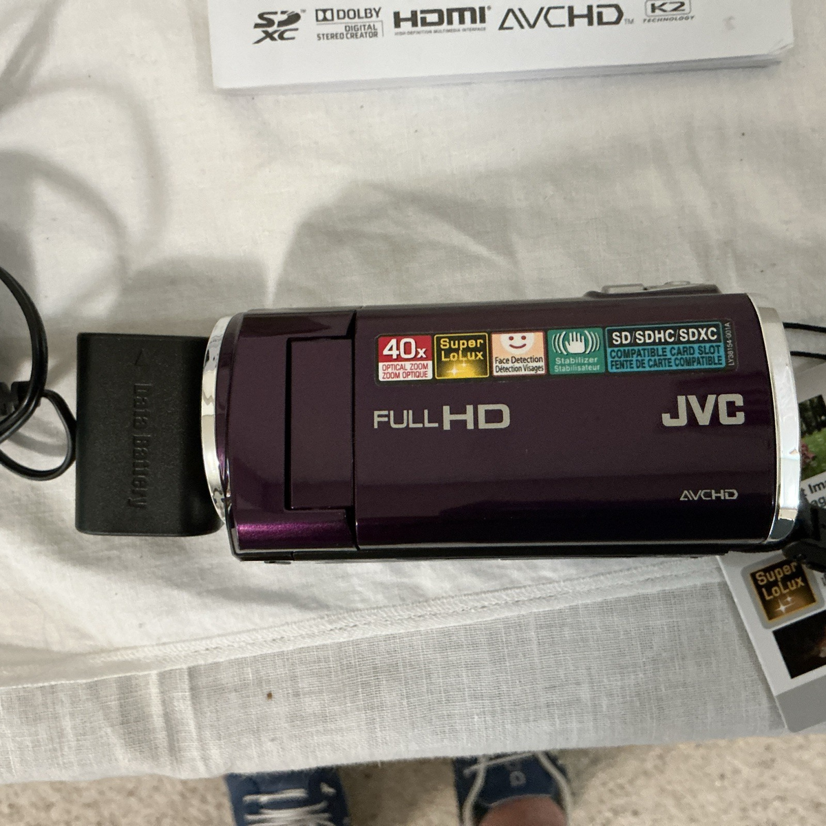 JVCの3DフルHDビデオカメラ（Everio） JVC HD EVERIO GZ-HM35 Digital Camcorder for sale online | eBay