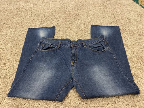 VINTAGE Zoo York qualità Sbiadito Denim Uomo Blue Jeans taglia 38 x 32 |  eBay