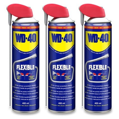 WD-40  3x 400ml MULTIFUNKTIONSPRODUKT FLEXIBLE MULTIFUNKTIONSÖL VIELZWECKÖL