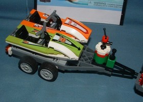 CITY, RECREATION, SUV W/ WATERCRAFT SET 60058 - LEGO - 2013 - USED