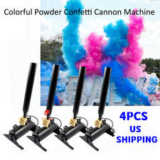 4pcs Colorful Powder Confetti Cannon Machine Confetti Baby Show Shooter Machine