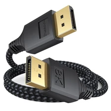 DisplayPort Cable 1.4 3Ft, Display Port DP Cord (8K@60Hz, 4K@144Hz, 2K@165Hz, 10