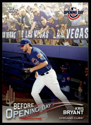 2018 Topps Opening Day #BOD-KB Kris Bryant Before Opening Day
