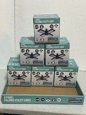 Lot Of 6 Led 45w 200-watt Equiv Folding 4-panel Daylight Led Light Bulbs