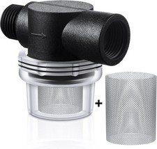 2 Pcs Water Pump Strainer Filter Set Include Twist on Pipe Filter and Extra 50 M