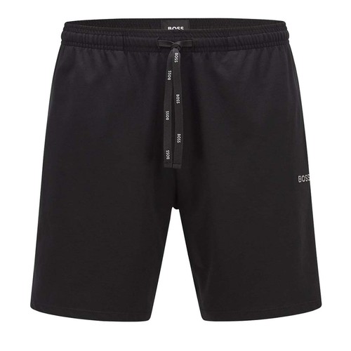 BOSS Herren Schlafanzughose Short Pants Logostickerei Grau Blau Schwarz  S-XXL - Afbeelding 4 van 18