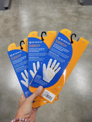 3 For $60 Bionic StableGrip With Natural Fit Golf Glove Men's L Hand, Size Small - Picture 2 of 2