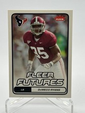 2006 Fleer - Fleer Futures DeMeco Ryans Houston Texans Rookie Card #129 (RC). rookie card picture