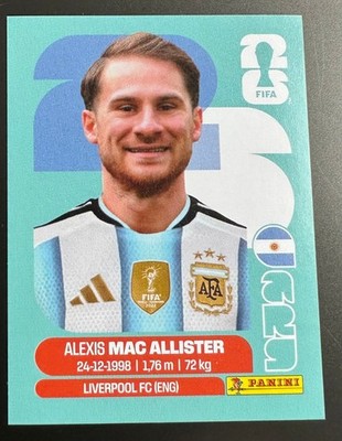 Panini FIFA World Cup 2026 ARG 9 Alexis Mac Allister Argentinien Sticker