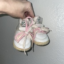 Vintage Kids LA Gear Brats Shoes Sneakers Size 2 Used