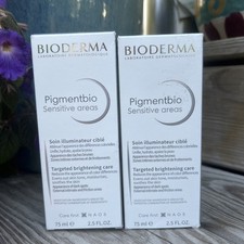 2x Bioderma Pigmentbio Sensitive Areas 75ml Dark Spots Lightening Exp 2/27