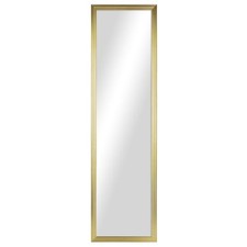 Mainstays 13x49 Gold Rectangle Large Wall Mirror For Bathroom Or Living Room