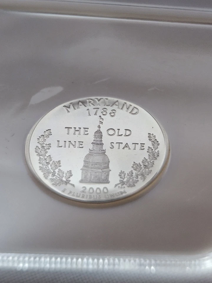 2000-S MARYLAND SILVER STATE QUARTER 25C NGC PF69 ULTRA CAMEO PROOF COIN - Image 3 of 4