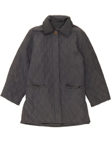 MAX MARA Womens Weekend Oversized Quilted Jacket UK 10 Small  Grey DJ63