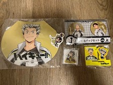 Haikyu Kotaro Bokuto Keiji Akaashi Donki Acrylic Stand Can Badge Ichiban Kuji